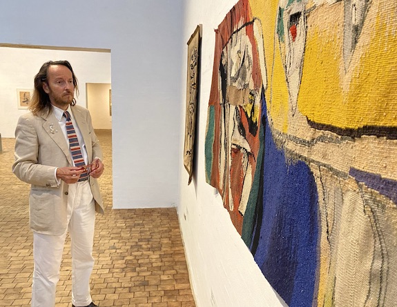 BILLEDSERIE: Joan Punyet Miró på besøg på Museum Jorn